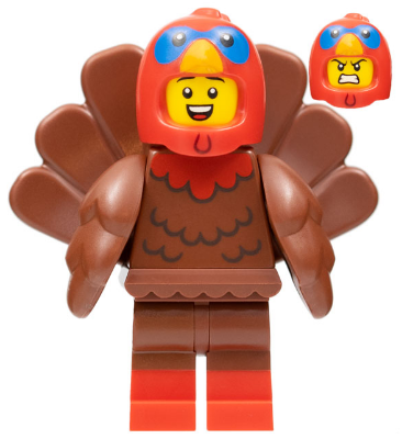 Turkey Costume, Series 23 (Minifigure Only without Stand and Accessories)