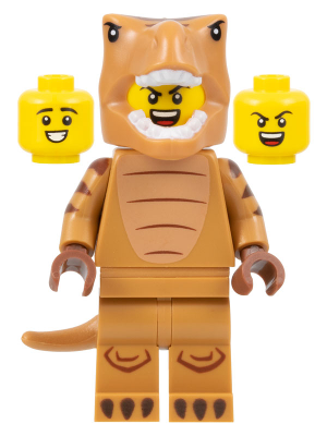 T-Rex Costume Fan, Series 24 &#40;Minifigure Only without Stand and Accessories&#41;