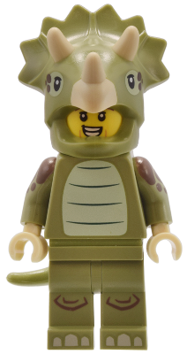 Triceratops Costume Fan, Series 25 &#40;Minifigure Only without Stand and Accessories&#41;
