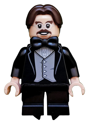 Lego Figure Professor Filius Flitwick hp264 Olive Green Suit 