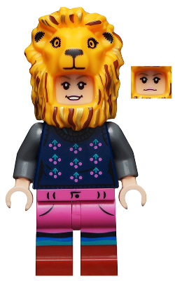 Custom Designed Minifigure Luna Lovegood in Pink Printed on LEGO Parts
