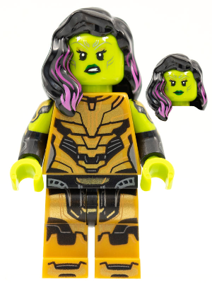 2 X824 Gamora Maßgeschneidert Minifigur Passt Lego Guardians of the Galaxy Vol 