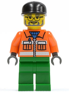 Sanitary Engineer 2 - Green Legs, Glasses and Beard