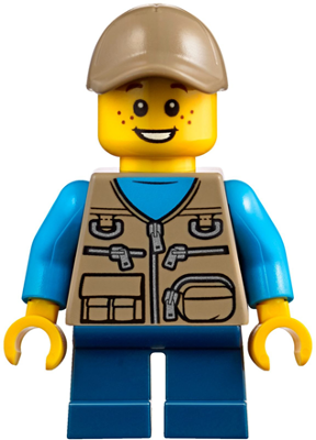 Lego city minifigure cty0915 boy child camper boy child backpack new new