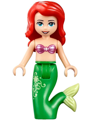 LEGO minifigures Disney Princess / The Little Mermaid green