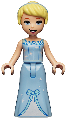 Cinderella - Dress with Stars and Bow, Thin Hinge