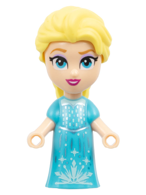 Elsa - Micro Doll, Medium Azure Dress