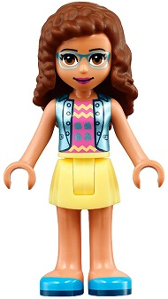 NEW LEGO Friends Olivia and Zobo the Robot, Farmer Garden Minifigure 41425  Doll