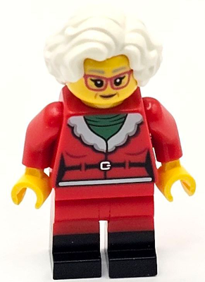 Mrs. Claus - Red Jacket, Black Boots