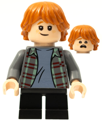 LEGO Minifigure Harry Potter HP151 Ron Weasley Baguette Wand NEUF NEW 