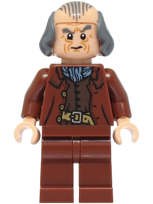 Minifigure hp478 : Argus Filch - Bald on Top, Reddish Brown Jacket ...