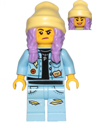 NEW LEGO Parker Jackson Denim Beanie Minifigure 70422 Hidden Side Teen Girl Mini 
