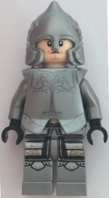 LEGO Soldier of Gondor - Light Nougat Head, Reddish Brown Eyebrows Minifigure lor155