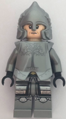 LEGO Soldier of Gondor - Light Nougat Head, Dark Tan Eyebrows Minifigure lor156