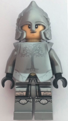 LEGO Soldier of Gondor - Medium Tan Head, Cheek Lines Minifigure lor161