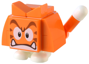 Cat Goomba - Angry, Closed Mouth, Super Mario, Series 6 &#40;Character Only&#41;