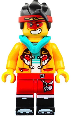 Dark Turquoise Jacket 80011 LEGO Minifig Monkie Kid mk013 Mei 