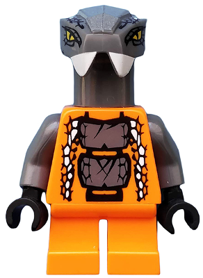 Lego 1 x Schlange 98136 Ninjago perl gold  Set  9450 