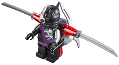 Lego Minifigure Ninjago njo083 Nindroid Warrior Rebooted 