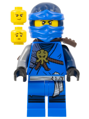 Lego Master Yang 70595 with Neck Bracket and Modified Tile Ninjago Minifigure 
