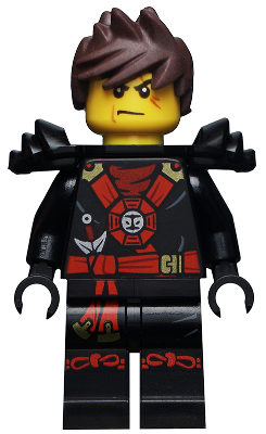 Lego New Ninjago Minifigure Kai Ninja Round Torso Emblem From Set 70736 