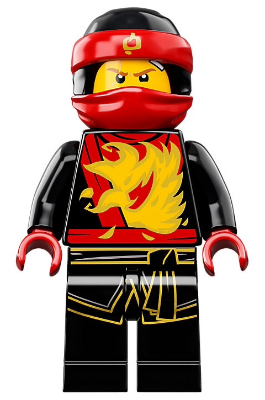 FITS 18 KAI minifigures UK Seller NEW LEGO Ninjago 2 x Minifigure KAI Head 