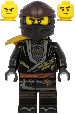 LEGO Ninjago Cole Minifigure with Pearl Gray Armor 