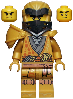 Minifig njo651 : Cole - Legacy, Pearl Gold Robe [(unsorted)] [BrickLink]