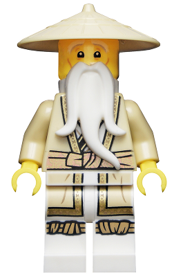 Lego Legoland Minifigure collectible New Ninjago Movie Sensi Wu coltlnm04 