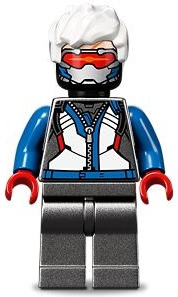 Figurka LEGO Soldier: 76 zepředu