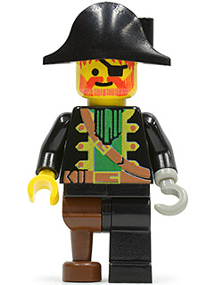 Set 6286 6285 6290 6289 6276 pi055 figurine Captain Red Beard LEGO Pirates 