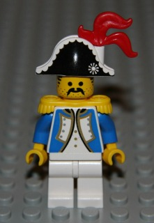 LEGO Pirates Figur Minifig Governor Admiral Pirat Blaurock 70412 Gouverneur 