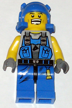 GIALLO pm023 8188 LEGO personaggio Power Miner pietra mostro combustix Transp 