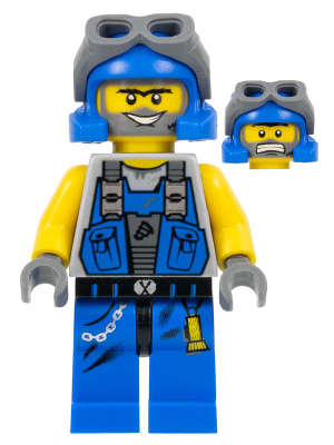 ☀️NEW Lego Boy/Girl Minifig Hat Power Miner Metallic Silver HELMET 