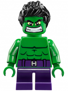 Hulk Minifigure Short Legs Minifigure sh0252 BrickLink