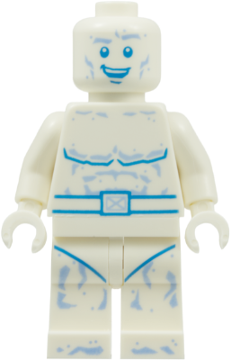 LEGO Iceman - Dark Azure Eyes and Mouth Minifigure sh0995a