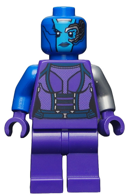 Lego Minifigure Head Super Heroes Guardians of the Galaxy Nebula H87 