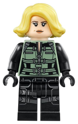 Black Hands Minifigure SH035 LEGO The Avengers Black Widow 