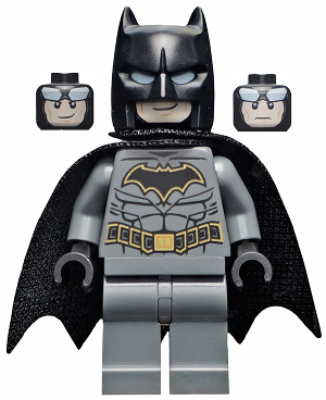 Lego Desert Batman Head Cowl Mask from set 76056 Super Heroes Minifigure NEW 