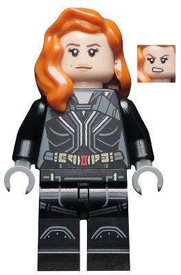 Lego Marvel Super Heroes Avengers Minifigure Black Widow Blonde Hair 76101! 