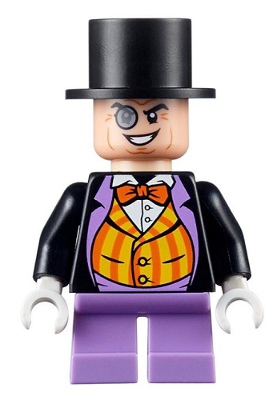Lego Dark Purple Minifig Short Legs Penguin Batman NEW 