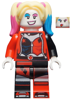 Lego Head White Two Faces Harley Quinn 3626cpb071 Super Heroes Batman New 