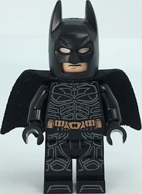  LEGO DC Comics Super Heroes Batman Minifigure - Batman Dark  Gray Gold Belt : Toys & Games