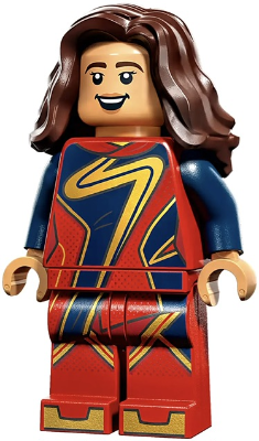 Marvel Captain Marvel Red Sash Lego Minifigure