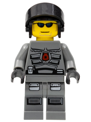 LEGO Minifig Classic Dark Gray  Minifigure Helmet Goggles Glasses Headgear 