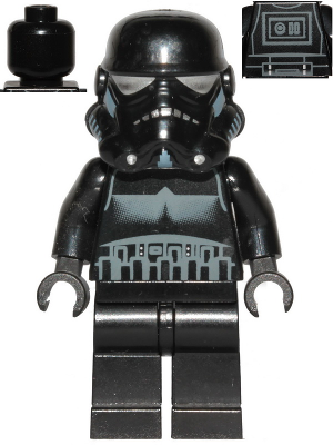 LEGO Star Wars Shadow Trooper Minifigure Stormtrooper Black Uniform