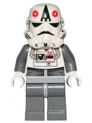 Lego Star Wars Black Hips and White Legs SW Stormtrooper Black Gray Red Markings