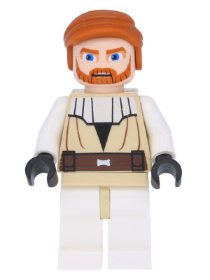 Obi-wan Kenobi yellow head RARE Old Ben Lego Star Wars Minifigures 