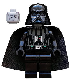 Lego Darth Vader 6211 7264 Star Wars Minifigure w/ Lightsaber RARE 