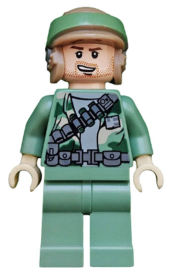 NEW LEGO REBEL COMMANDO FROM FROM SET 9489 STAR WARS EPISODE 4/5/6 SW0368 